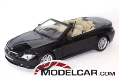 Kyosho BMW 645Ci e64 convertible black 1:18 08702Bk