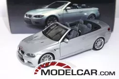 Kyosho BMW M3 convertible e93 silver 1:18 08738S