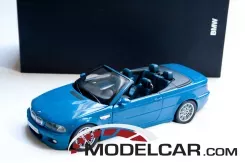 Kyosho BMW M3 convertible e46 Laguna Seca Blue dealer edition 1:18 80430024432
