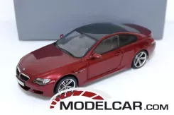 Kyosho BMW M6 coupe e63 Indianapolis Red dealer edition 1:18 80430398134