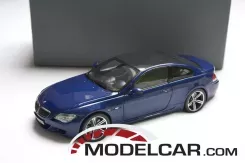 Kyosho BMW M6 Coupe e63 Interlagos Blue dealer edition 1:18 80430413351