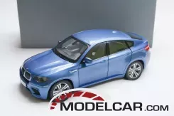 Kyosho BMW X6 M e71 Monte Carlo Blue metallic dealer edition 1:18 80432157614