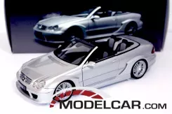 Kyosho Mercedes-Benz CLK AMG DTM convertible A209 silver 1:18 08462S