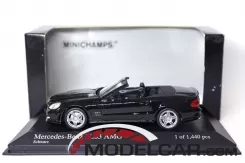 Minichamps Mercedes-Benz SL63 AMG R230 facelift black 1:43 400037170