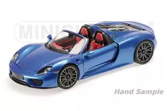 Minichamps Porsche 918 Spyder 2013 blue metallic 1:18 110062432