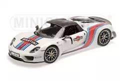 Minichamps Porsche 918 Spyder 2013 with Weissach Package Martini 1:18 110062440