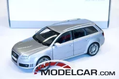 Minichamps Audi RS4 Avant B7 silver dealer edition 1:18 5010509215