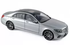 Norev Mercedes-Benz S-Class W222 AMG-Line 2018 Iridium Silver 1:18 183479