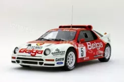 Ottomobile Ford RS 200 Rally Red White 1:18 OT094