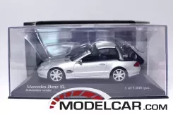Minichamps Mercedes-Benz SL500 W230 Iridium Silver 1:43 400036130